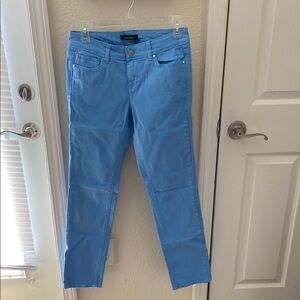 White House Black Market Women's Blue Straight Leg Jeans